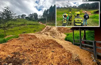 La recomendación de evacuar a las familias se dio debido a una posible emergencia. FOTOS Cortesía Alcaldía de Medellín