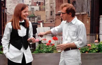 Fotograma de Annie Hall, la película que consagró a Diane Keaton y a Woody Allen. Foto: Cortesía.