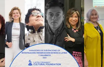 Estos fueron todos los ganadores de subvenciones de la Fundación Latin Grammy. FOTO Colprensa-Latin Grammy
