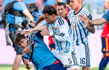 Imágenes de Leandro Paredes de Argentina tras la final del Mundial frente a España. FOTO GETTY