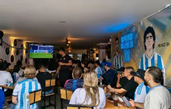 Los aficionados argentinos (y aquellos que apoyan al equipo suramericano), suelen ser muy pasionales. Foto: Brandon Martínez