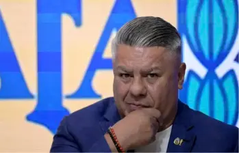 Claudio “Chiqui” Tapia lleva 9 años como presidente de la Asociación del Fútbol Argentino. FOTO AFP