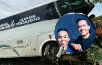 El siniestro ocurrió cuando el bus se dirigía a Santa Marta tras una presentación la noche anterior en Yacopí, Cundinamarca. Fotos: redes sociales