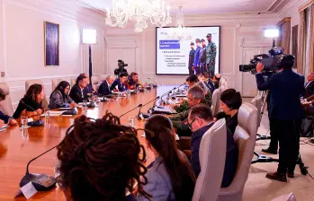 En el consejo de ministros, el presidente, Gustavo Petro, anunció que cambiará radicalmente la administración de los puertos. FOTO cortesía Presidencia de Colombia