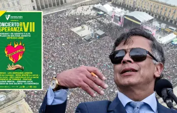 Este sábado, en la plaza de Bolívar, será la nueva edición del Concierto de la Esperanza. FOTOS: @HOLLMANMORRIS y Colprensa
