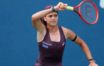 Emiliana Arango no pudo avanzar en el US Open y cerró su participación tras perder ante Wang Xinyu. FOTO AFP