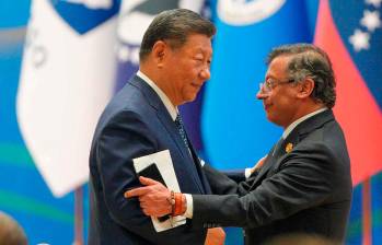 Xi Jinping asegura que China importará más productos colombianos. FOTO: Presidencia
