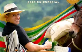 James Rodríguez busca ampliar el alcance de su marca 10 Coffee de la mano de Juan Valdez. FOTO: CORTESÍA