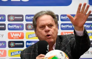 Ramón Jesurún, presidente de la Federación Colombiana de Fútbol. FOTO COLPRENSA