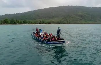 En los últimos meses se han incrementados los viajes por tierra de colombianos y venezolanos que abandonan los Estados Unidos a como dé lugar. Foto. Afp