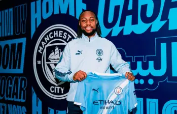 Antoine Semenyo fue el fichaje más alto del marcado de fichajes de la Premier League. FOTO MANCHESTER CITY