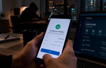 Las transferencias digitales pueden ser utilizadas por delincuentes para convertir pesos colombianos en USDT y trasladarlos a otras billeteras. FOTO: CORTESÍA