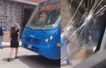 El incidente ocurrió en el sur de Bogotá. Foto: Captura de pantalla