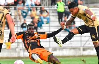 Águilas venció a Envigado por la mínima diferencia. FOTO DIMAYOR