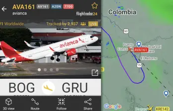La Aeronáutica Civil confirmó que el incidente no generó retrasos ni alteraciones en la operación regular del aeropuerto El Dorado. FOTO: Tomada de redes.