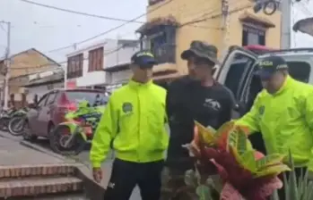 Esta fotografía fue tomada en diciembre de 2022 cuando Díaz fue capturado por primera vez. FOTO: Policía Nacional