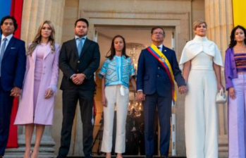 La familia del presidente Gustavo Petro. FOTO: CORTESÍA