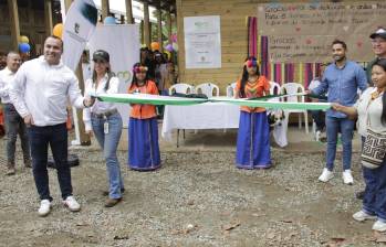 El Centro Educativo Rural indígena la María beneficiará a la comunidad del resguardo Embera Chamí Marcelino Tascón. FOTO: CORTESÍA GOBERNACIÓN DE ANTIOQUIA