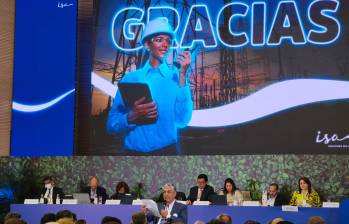 Asamblea de accionistas de ISA. FOTO: El Colombiano.