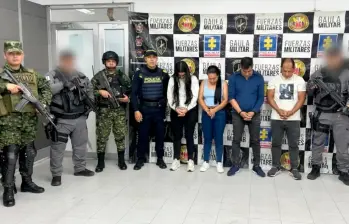 Ninguno de los capturados aceptó cargos, fueron cobijados con medida de aseguramiento en centro carcelario. FOTO CORTESÍA
