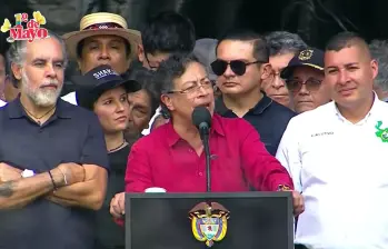 Marchas por el Día del Trabajo en Medellín. Foto: Sandra Segovia- EL COLOMBIANO