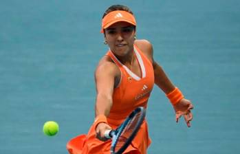 Camila Osorio se ubica esta semana en el puesto 58 del ranquin mundial de tenis. FOTO AFP