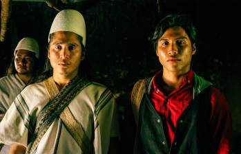 ‘El grito de Serankwa’ es el primer largometraje de ficción en lengua Iku que une la sabiduría ancestral con el cine, y que en los últimos días terminó rodaje en distintas locaciones de la Sierra Nevada de Santa Marta. FOTO Colprensa-Aldair Zabala