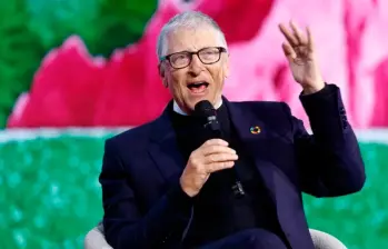 En una entrevista, Bill Gates desmintió la acusación sobre una supuesta enfermedad de transmisión sexual que habría contraído en los bacanales organizados por Epstein. Foto: Afp.