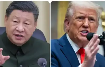 Xi Jiping, presidente de China; y Donald Trump, presidente de Estados Unidos. FOTOS: Getty y AFP