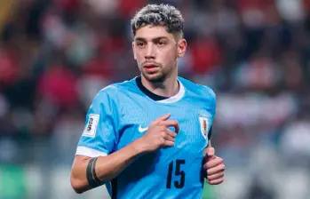 Valverde, del Real Madrid, comanda a la Uruguay en el Mundial. FOTO: Getty