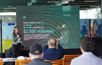 La directora de Ruta N, Carolina Londoño, presentó FutuMed, estrategia que invertirá más de $14.000 millones en ciencia y tecnología para Medellín. FOTO: Cortesía