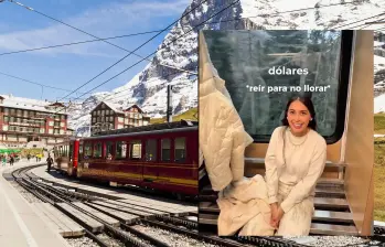 Este tradicional ‘tren rojo’ es uno de los transportes más populares en esta zona de Europa. Foto: Getty y captura de pantalla
