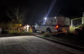 Los cuerpos sin vida de las cuatro personas, tres venezolanas y una colombiana, fueron encontrados en la vereda Altos del Mercado, en la ruralidad de Marinilla. FOTO: CORTESÍA