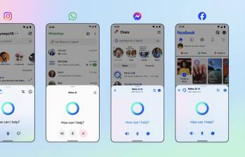 La nueva función estará disponible en Messenger, Facebook, WhatsApp y en el chat de Instagram. FOTO: META 