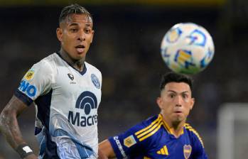 Sebastián Villa, figura de Independiente Rivadavia. FOTO AFP