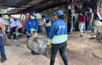 La Alcaldía se comprometió en construir una nueva estación de Policía para la comunidad de La América. FOTO: CORTESÍA ALCALDÍA DE MEDELLÍN