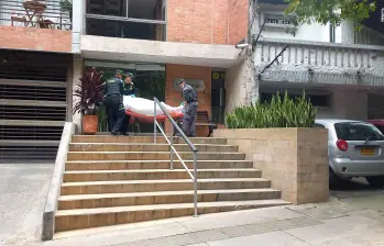 Kevin López Tafur murió al interior de un edificio en El Poblado. FOTO: Mauricio Palacio