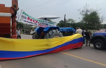 Productores arroceros en Tolima exigen al Gobierno cumplir los acuerdos firmados tras el paro del 3 de marzo. FOTO: Cortesía.