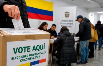Los colombianos en el exterior podrán votar en 1.489 mesas entre el 15 y el 20 de junio. FOTO: Colprensa