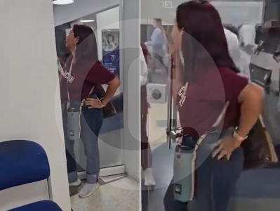 Video | Periodista se encadenó en hospital de Cali para exigir cirugía de su esposo: “Llevo siete meses esperando”