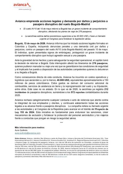 Video | Pasajero fue expulsado de un vuelo Bogotá-Madrid por presunto comportamiento indebido