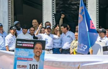Creemos se alió con Abelardo de la Espriella de cara a las elecciones presidenciales, cuando el actual mandatario apenas despuntaba electoralmente. FOTO: CAMILO SUÁREZ