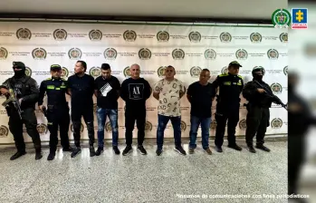Según las autoridades, la cúpula de la organización delictiva fue capturada. FOTO: CORTESÍA