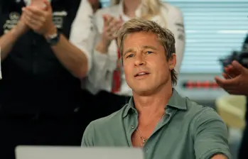 Brad Pitt es protagonista y productor de esta nueva película F1, que se estrena esta semana en América Latina. FOTO Cortesía
