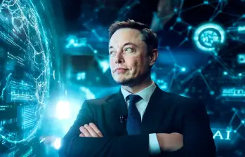 Elon Musk afirma que en el futuro el trabajo será “opcional” y que las máquinas generarán riqueza infinita. FOTO CREADA CON IA