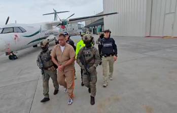 Geovany Andrés Rojas (“Araña”) fue extraditado a Estados Unidos el 25 de septiembre de 2026, desde Bogotá. FOTO: CORTESÍA DE LA POLICÍA.