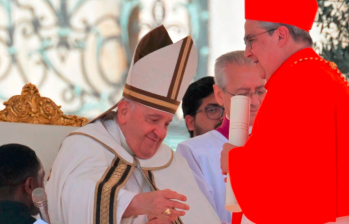 El papa buscó que todos los cardenales provinieran de todas las partes del mundo. Foto: AFP. 