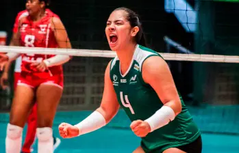 Sofía Cuartas, durante el partido de la primera fase que Antioquia jugó ante Valle. Se podrán volver a encontrar en la final. FOTO CORTESÍA JORGE ANDRÉS ZULUAGA-LAV