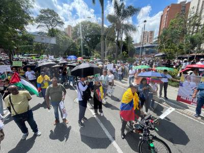 Marchas del Día del Trabajo en Colombia avanzan con fuerte dispositivo de seguridad