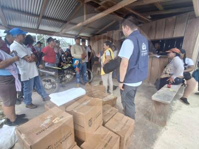 Enviaron siete toneladas de ayudas a familias de Remedios confinadas desde febrero por la violencia